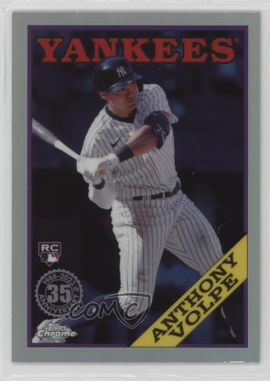 2023 Topps Chrome Update 1988 Topps Baseball Anthony Volpe #88CU-17 0p6