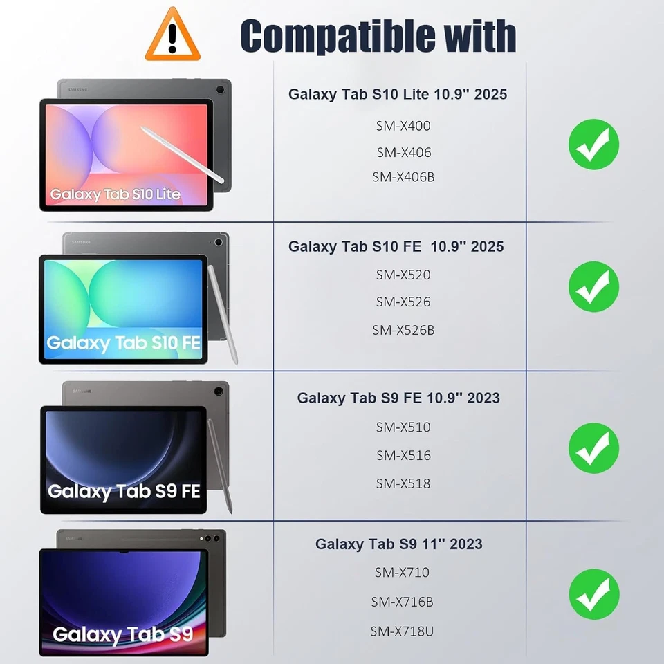 Capa para Tablet Samsung Galaxy Tab S10 Lite / S10 FE / S9 FE 5G / S9 10,9"" - Imagem 3 de 4