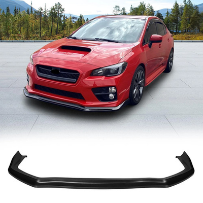 #ad Front Bumper Lip Splitter Fits 2015 2021 WRX STI Unpainted Black PP $145.94