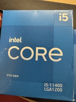 Intel Core i5-11400 Processor (4.4 GHz, 6 Cores, Socket LGA1200) Box Only no CPU