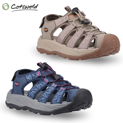 Damen Cotswold Wander Sandalen geschlossene Zehe Trekking Sport Wandern Outdoor Knebel