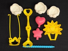 1980's Care Bears parts for Care-a-Lot case/playground