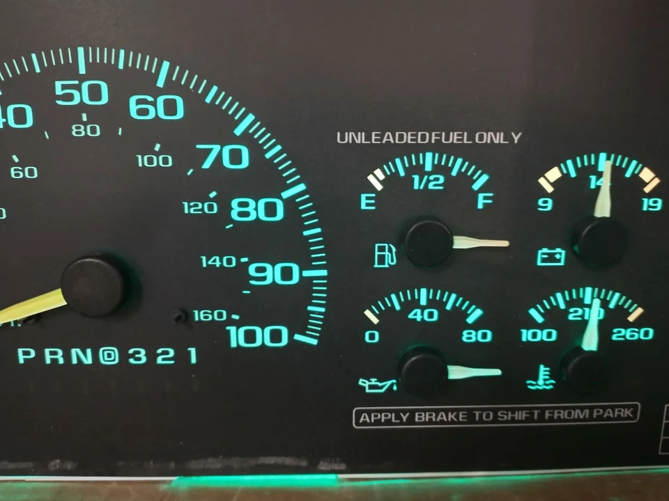 95-00 C/K TRUCK SUBURBAN TAHOE INSTRUMENT GAUGE CLUSTER SPEEDO TACH 272K REBUILT - Image 3 of 4