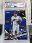 2017 Topps Chrome Mike Trout #20 Sapphire Edition Angels