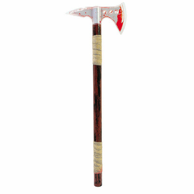 24'' Bleeding Wood Plastic Axe Costume Accessory - Fun World