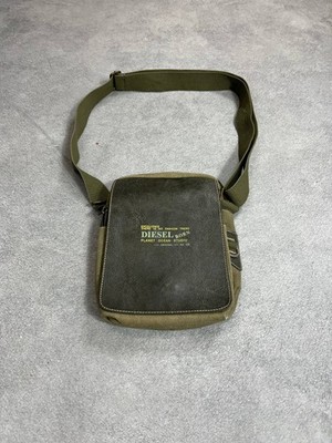DIESEL Vintage 90s crosboddy shoulder Camo multipocket sling bag backpack