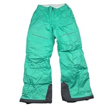 Columbia Youth Large 14/16 Teal Snow Bibs Overalls Snowboard Ski Outgrown
