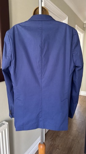 Reiss Royal Blue Cotton Blazer 40 Chest - Bild 4 von 5