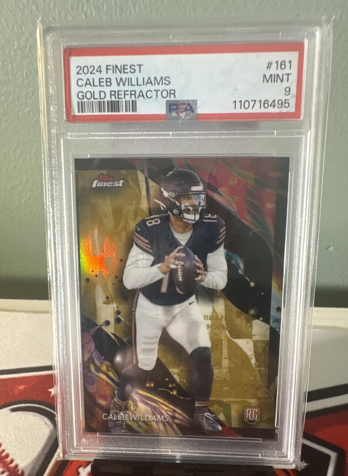 Caleb Williams #161 Football Cards 2024 Topps Finest trading card — raw and PSA graded price guide
