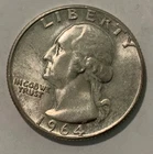 1964 Washington Quarter Silver D (Denver) Uncertified Circulated Ungraded (A22)