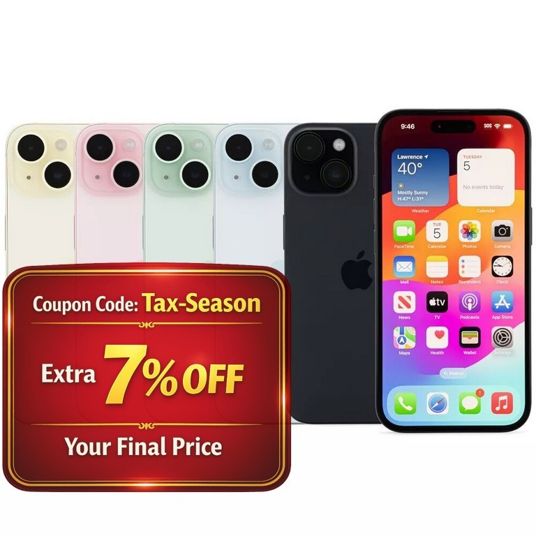 Apple iPhone 15 (Fair Condition) - (T-Mobile or Metro PCS) - 128GB