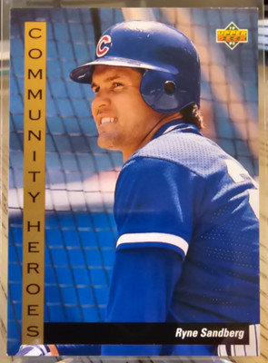 1993 Upper Deck Community Heroes Ryne Sandberg #38 Cubs