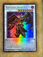 Yugioh Blackwing Armor Master L5DD-ENC27 Ultra Rare 1st Ed NM