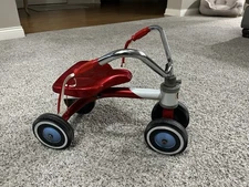 AMF Junior Kids Vintage Wee Wheeler Tricycle, Metal, red & white