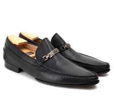 Dolce & Gabbana D&G Leather Loafers Black Men’s Made in Italy UK7 US8 EU41