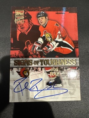 Rob Ray 2003-04 Topps Signs of Toughness Autograph Signature #ST-RR Senators