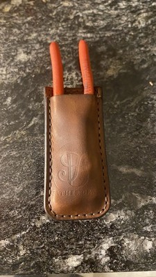 5  Knipex Pliers Leather Sheath. Dark Brown.