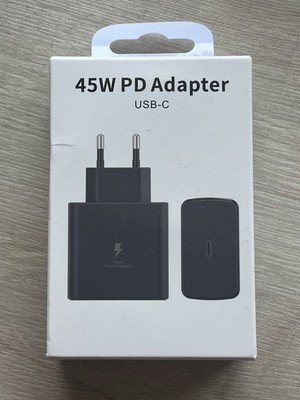 45W USB-C intelligentes Schnelllade-Netzteil - Schwarz