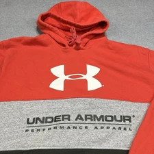 Under Armour Hoodie Mens 2XL XXL Heavy Performance Sweatshirt Tri Colorblock 
