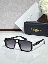 Balmain B-I BPS-278 Sunglasses 57-19-145 Square Frame Unisex UV400