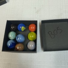 Vintage Marbles Lot Assortment Large Shooter Marbles B05 Uranium UG
