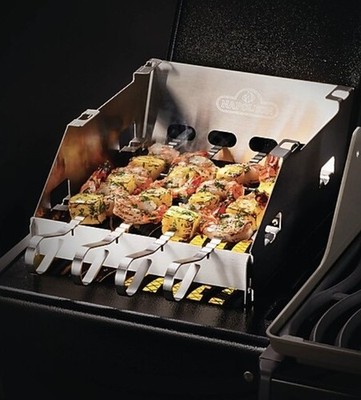 NAPOLEON SIZZLE ZONE Burner Windshield and Skewer Rack 