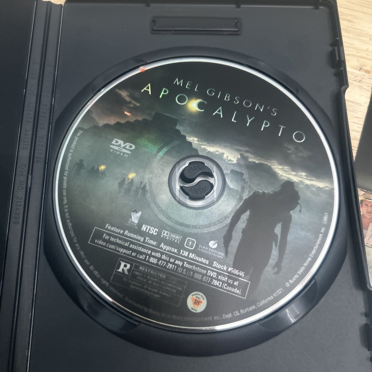 Mel Gibson's Apocalypto (DVD, 2007) Authentic US Release