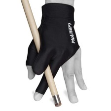Molinari Billiard Pool Cue Glove - for Left Hand Right-Handed Player Black