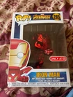 New Funko POP Avengers Infinity War Iron Man Red Chrome #285 Target Nonmint Box