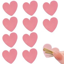 10 Pcs Mini Heart Hair Clip for Women Girls, Pink Love Hair Barrettes Headpie...