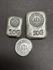 Rutland Bullion Co. FRACTIONAL LOT  35g Hand Poured Silver Bar .999 Silver