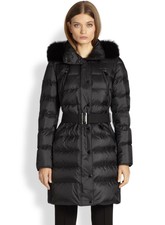 burberry long puffer jacket