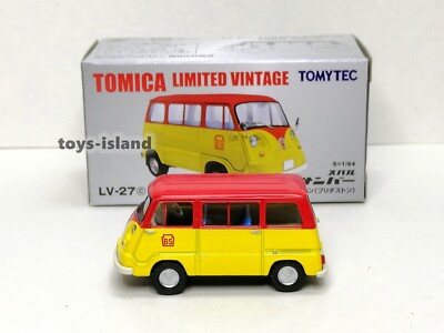 Tomica Limited Vintage LV-27c Subaru Sambar Light Van Bridgestone