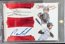 2017 Flawless Dual Signatures Ruby 14/20 David Dahl Raimel Tapia Rookie Auto RC