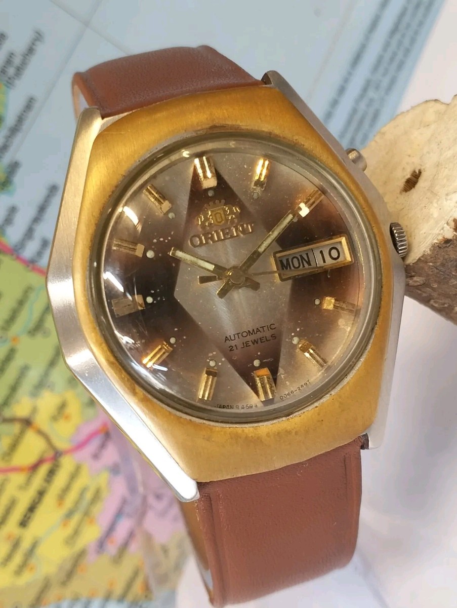 ORIENT 21 JEWELS AUTOMATIC G469006-6A JAPAN MEN 