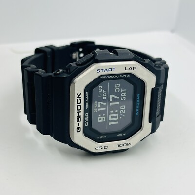 国内正規品 CASIO G-SHOCK G-LIDE Casio Men's G-Shock G-Lide Bluetooth Black Resin Strap 20ATM 43mm
