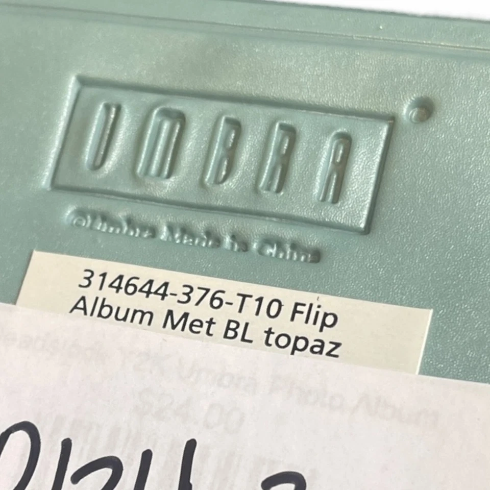 Y2K Umbra Loft Flip Photo Album Snap Pictures Deadstock NOS Metallic Blue - Image 3 of 3
