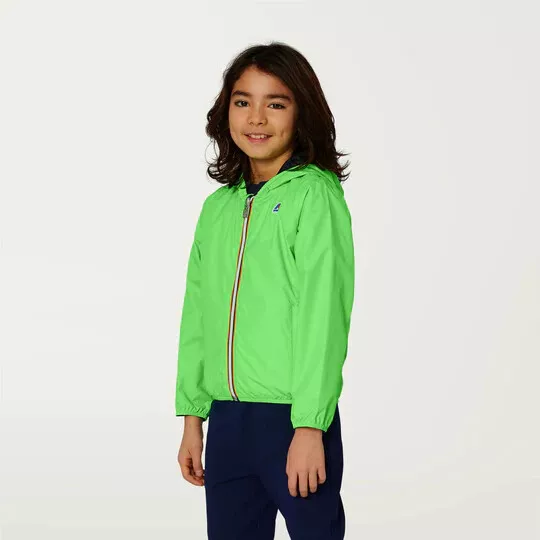 K-WAY Enfant Veste Réversible Art. K2127KW Modèle P.Jacques Plus Double  Fluo