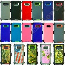 New For Samsung Galaxy Note 8 Defender Case Cover w/ Belt Clip fits Otterbox