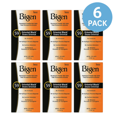 #ad #ad Bigen Oriental Black Powder Hair Color 0.21oz 6 Pack New $29.99