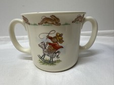Vintage Royal Doulton "Bunnykins" Double-Handled Child's Mug
