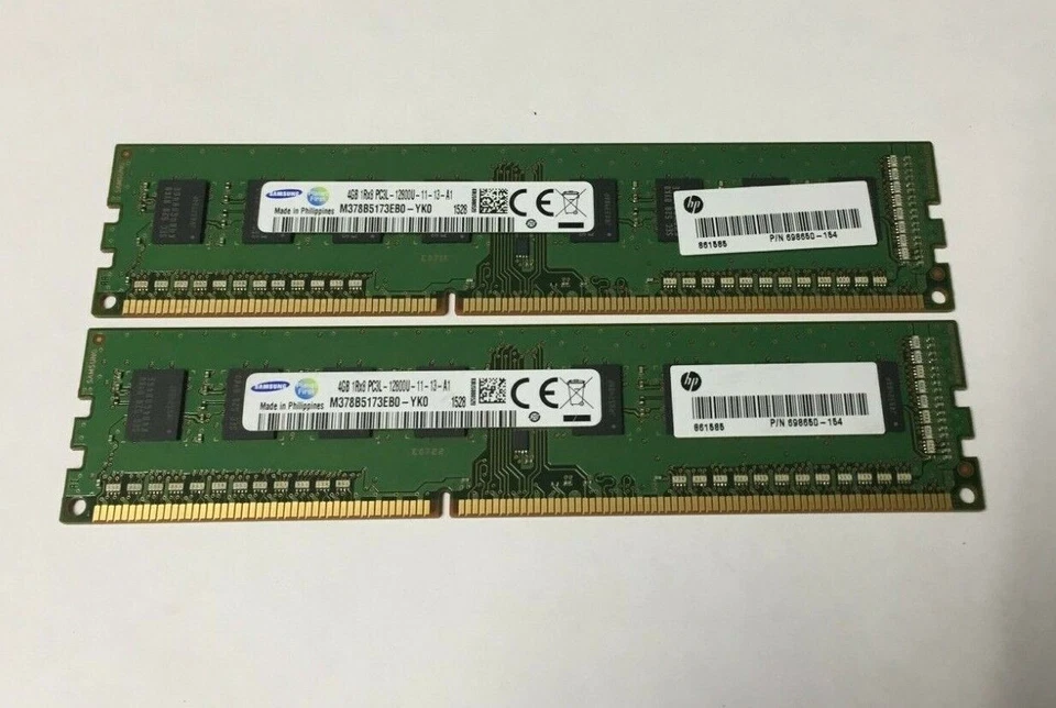 8GB 2X4GB DDR3L PC3L-12800U Desktop Memory Ram DELL HP LENOVO ACER GATEWAY - Image 4 of 4