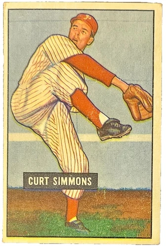 Curt Simmons Trading Cards