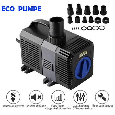 FOREVER SPEED 3000-12000l/h Teichpumpe SuperECO Bachlaufpumpe CTP Filterpumpe Teich TauchPumpe