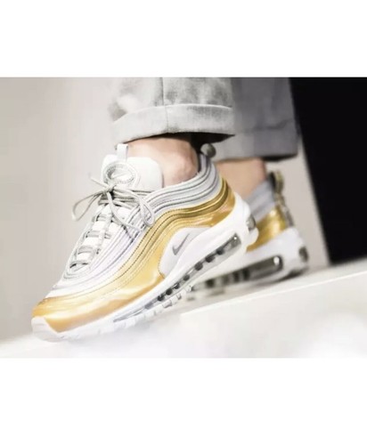 Nike Air Max 97 SE Ladies Gold Silver 