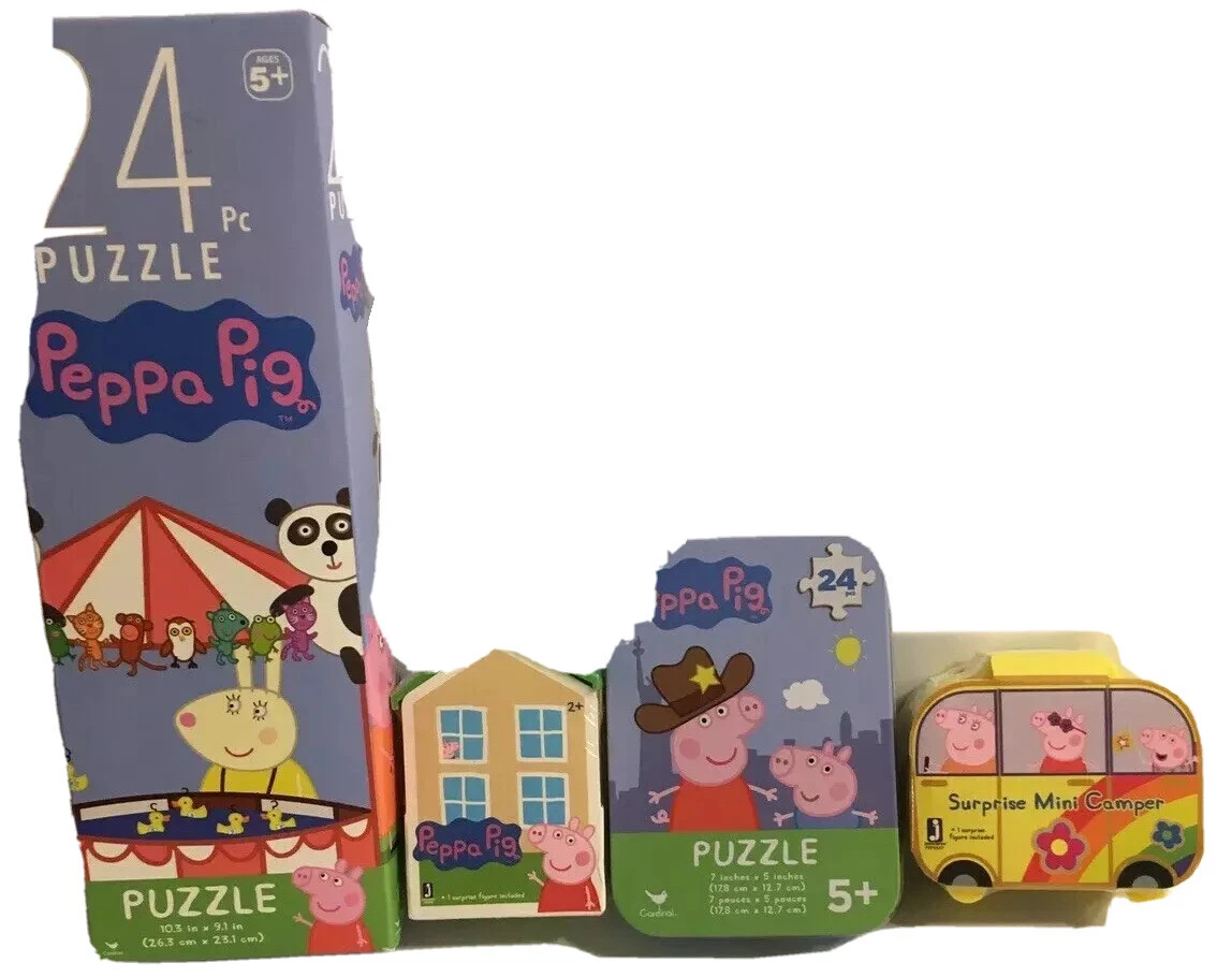 Rompecabezas de peppa sales pig 4 piezas