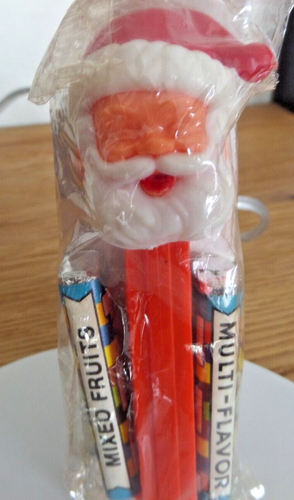 PEZ Santa in Cello 2.6 Austria No Feet Hard to Find mint