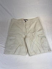Chaps Mens Cargo Shorts 38 Multiple Pockets Classic Regular Fit Beige