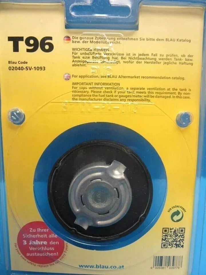 Tapa del tanque de combustible nueva reemplazar Mercedes-Benz BMW OEM# 1404700005 16111184718 Foto 2 de 4