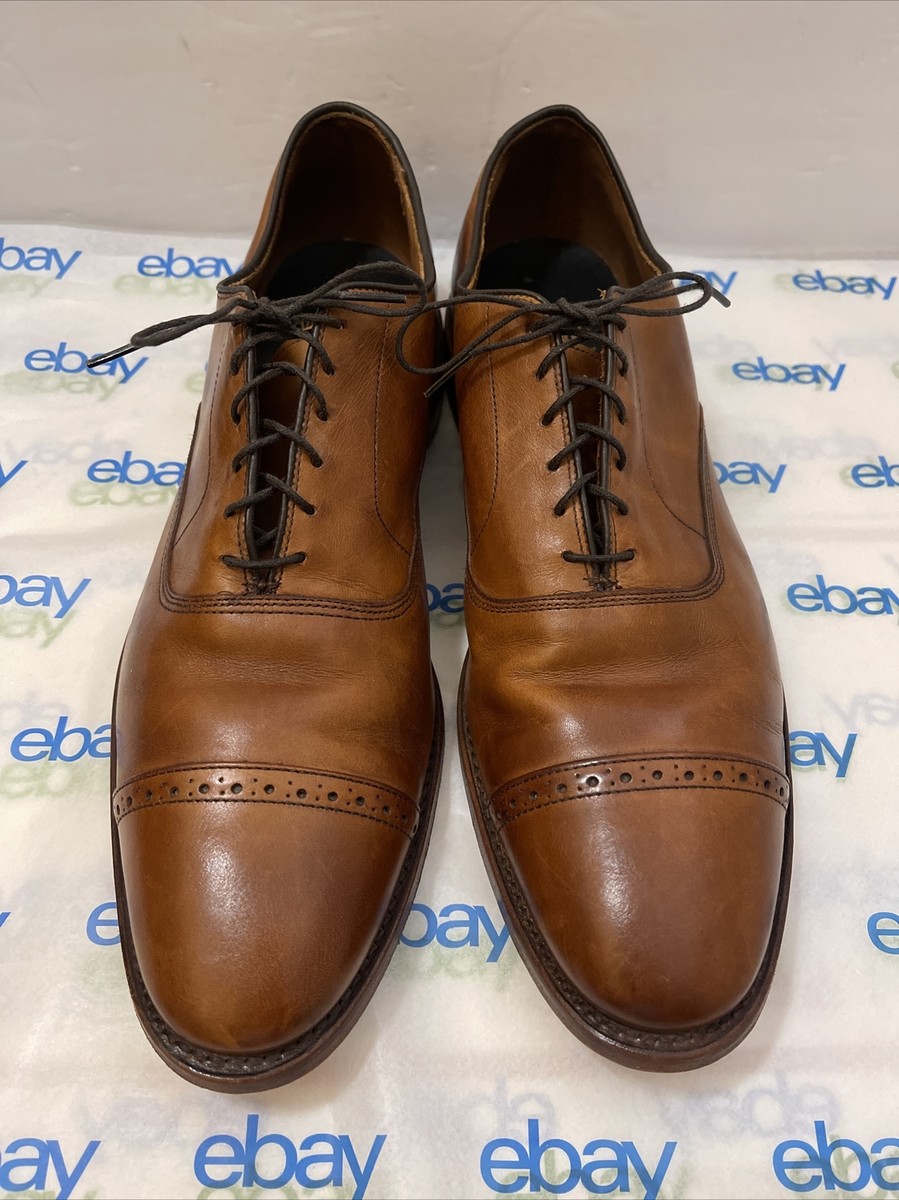 Allen Edmonds FIFTH AVENUE Walnut Calf Skin Leather Cap Toe  display picture 3